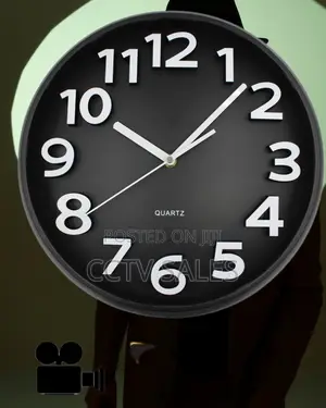 Wall Clock Hidden Camera