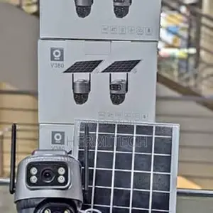 4g Dual Lens Camera Solar Powered Pan Tilt Security Camera