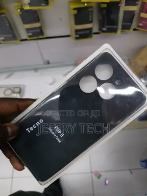 Hwpivox Silicone Case for Tecno Pop 8 With Microfiber Lining