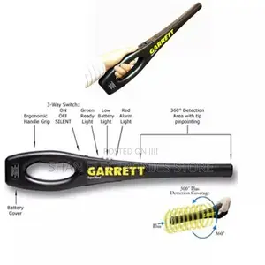 # Round. Handle Super Wand Garett Metal Detector