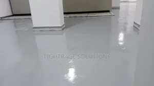 Pro Self-Leveling Compound Epoxy Floor Paint Application