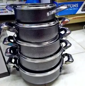 Cookware Nonstick Cookware 11pcs Black Kitchenware