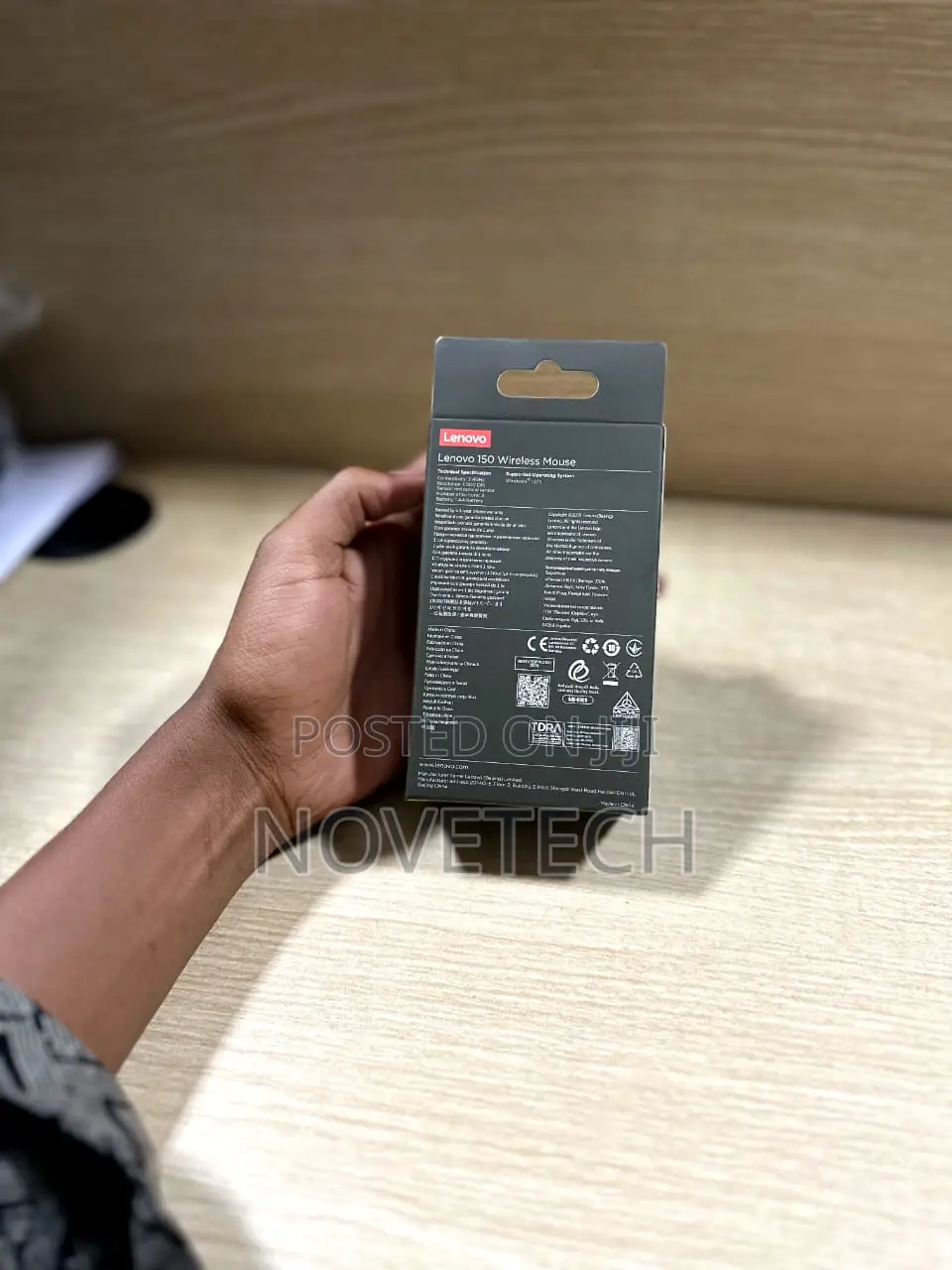 Lenovo Wireless Mouse – Portable Cordless Computer Laptop