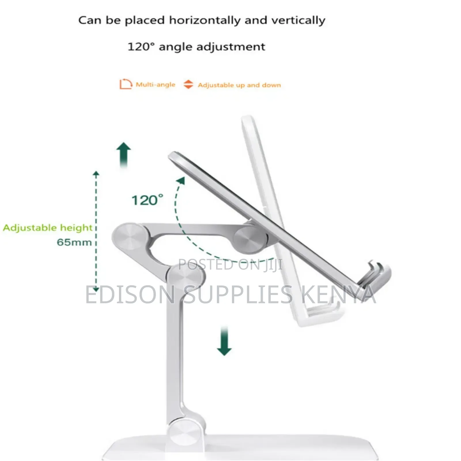Universal Angle Adjustable 4"-12.9" Tablet Mobile Holder