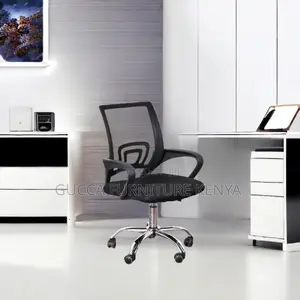 Office Chair:Mesh Back Reception Desk Chair With Swivel Base