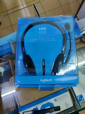 Logitech H111 Head Stereo Headset Black Brand New
