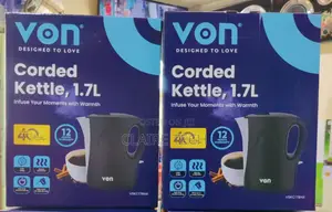 Von Vskc17bnk 1.7 Litres Upright Cordless Kettle