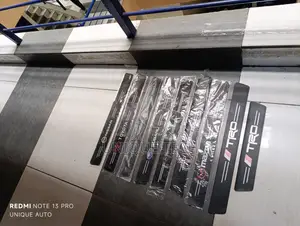 Universal Carbon Fiber Side Step Stickers (Branded)