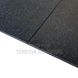 Rubber  Gym Flooring  15mm Blue Flecks