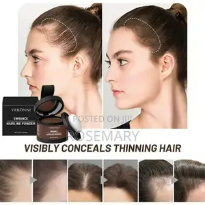 Veronni Hairline Shadow Powder ( Medium Brown and Black)