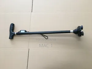Adjustable Walking Stick With Three Rubber Base Antislip
