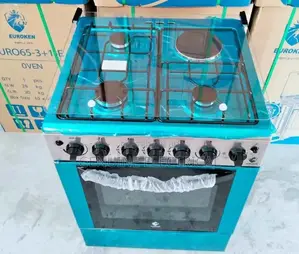 Free Standing Cooker, Euroken, (60*65 3+1)2 Heater Oven