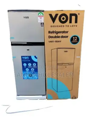 Grey 136 Litres Refrigerator / Von
