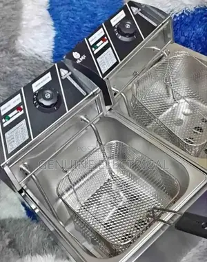 Fryer, Nunix Double Commercial Deep Fryer 12l