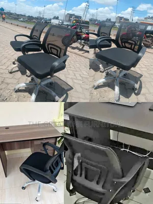 Beautiful 1m Office Desk With Mesh Secretarial Chair Ky9uf