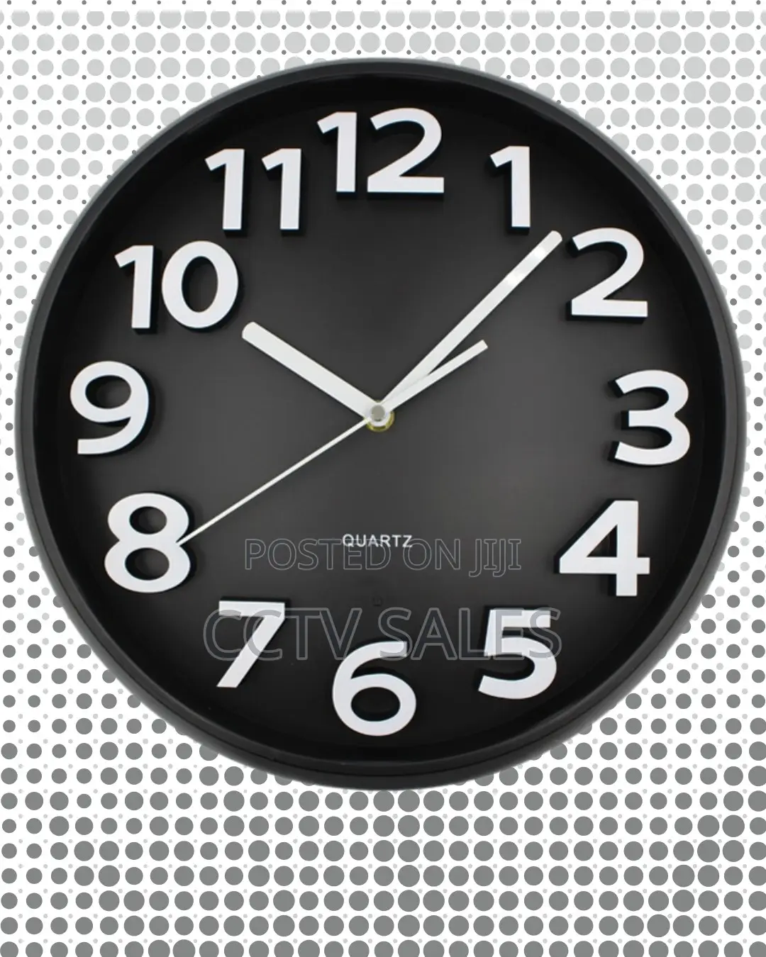 Wall Clock With Concealed CCTV