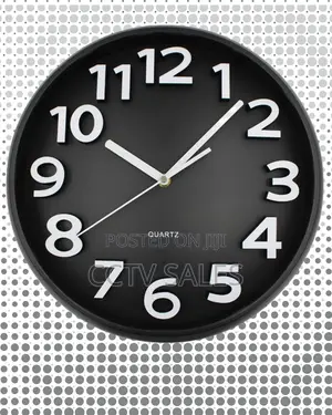 Wall Clock With Concealed CCTV