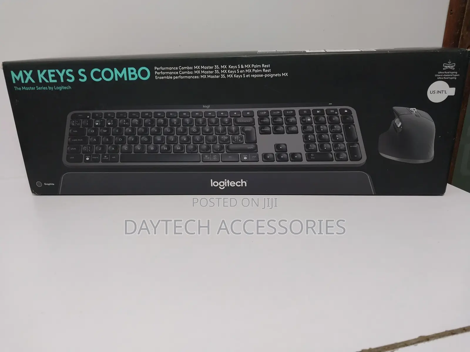 Logitech Mx Keys Combo Keyboard/Mouse Combo Black Keyboard
