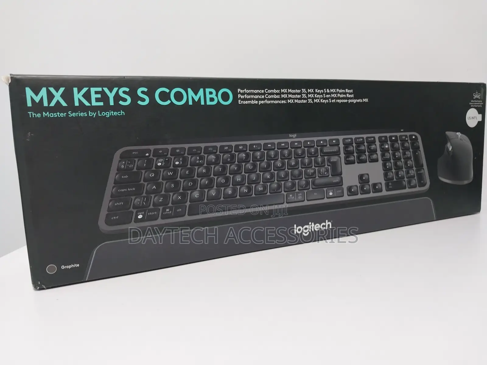 Logitech Mx Keys Combo Keyboard/Mouse Combo Black Keyboard