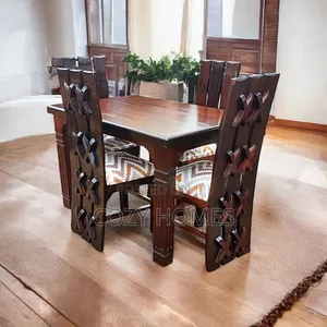 Dining Table, Polished Chocolate Dining Table, 4 People