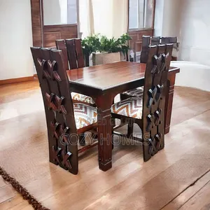 Dining Set, Polished All Wooden Dining Set, (4 Seater)