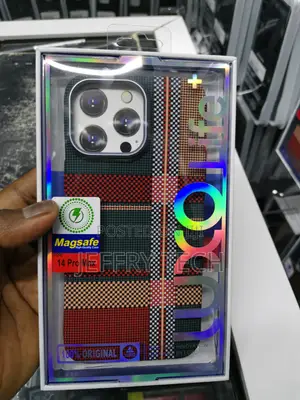 Mous iPhone 14 Pro Max Tribal Carbon Fiber Case Multicolored