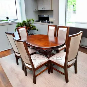 Dining Table, Timeless Walnut Brown Dining Table