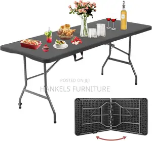 Foldable Portable White Table