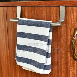 Over the Cabinet Door Towel Hanger, Holder