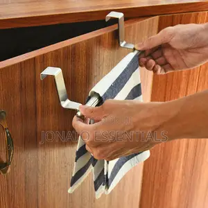 Over the Cabinet Door Towel Hanger, Holder