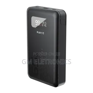 20000mah Havit 100w Portable Power Bank-Led Display.