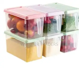5kgs Plastic Food Storage With Handle Lid 
With Handle