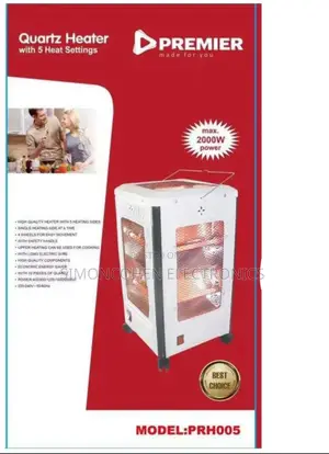 Quartz Heater With 5 Heat Settings