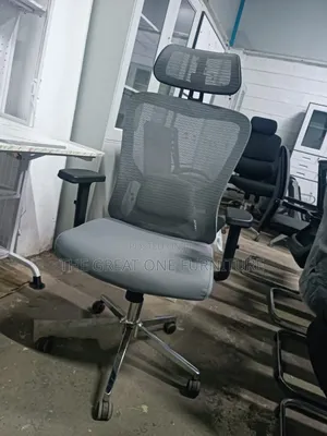 Modern Mesh Office Chair With Headrest Vf4es