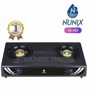 Stainless Steel Table Top Double Burner Gas Cooker