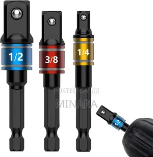 3 PCS , Universal Drill Socket Adapter Set