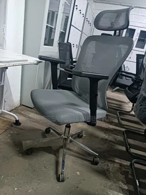 Ergonomic Mesh Office Chair High Back in Gray Jg6rf