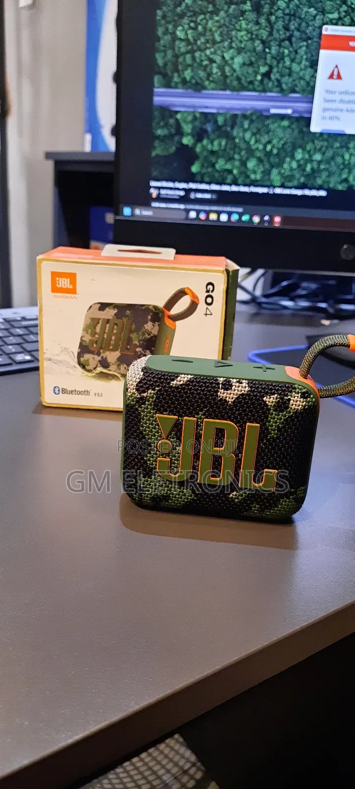 New JBL Go4 Bluetooth Speaker-Combat.