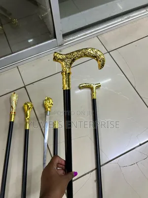 Gold Handles Walking Sticks With Sword at 5500