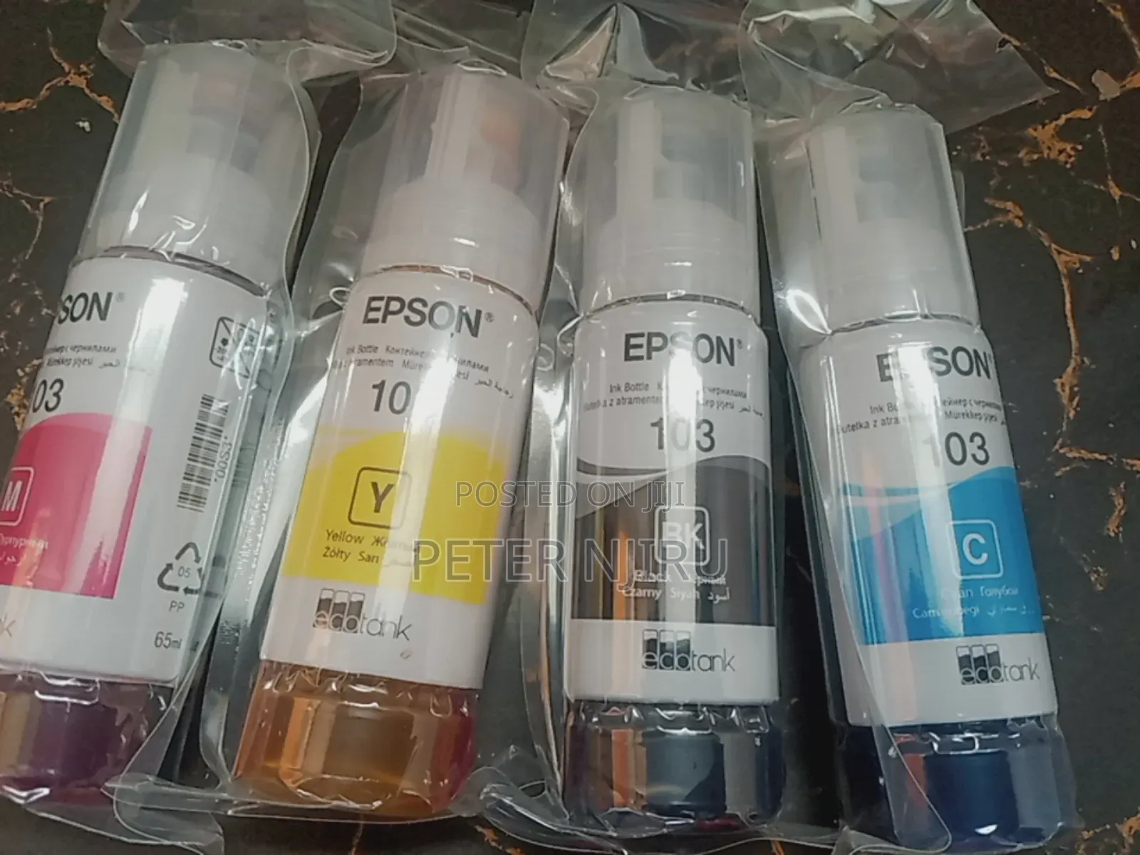 A Set of Original 103 Inks for Epson Printer