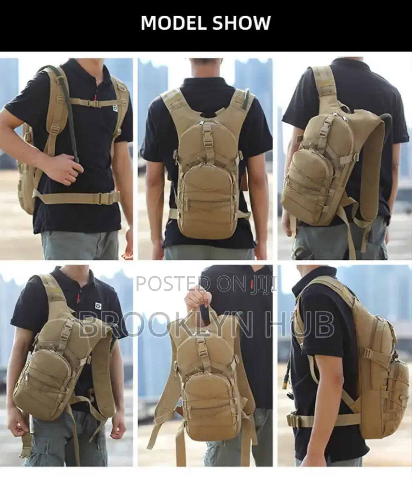 3l Hydration With Water Bladder >Carmel Bag
