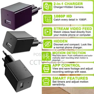 Spy Charger Camera -Remote View