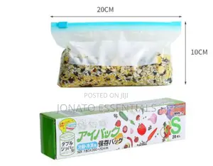 15pc Reusable Zipper Bags, Ziplock Paper Bags
