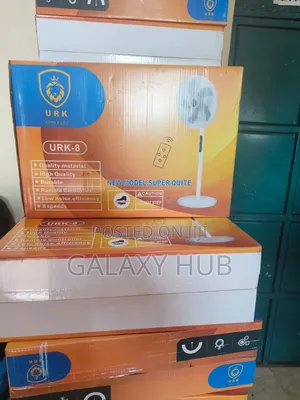 Remote Controlled Urk 16" Modern Standing Quiet Fan
