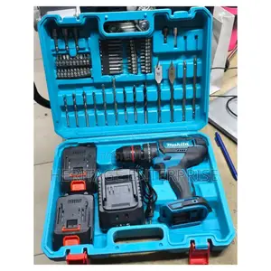 Cordless Drill Set With Rechargeable Battery Tool Kit