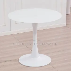 Dining Tables: Modern Circular Dining Table With Glossy Top