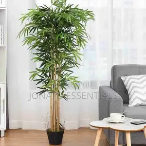 Artificial Bamboo Plant, Indoor Potted Faux Tree