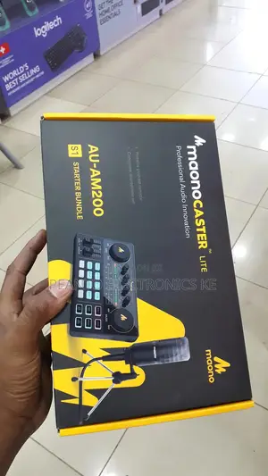 Maono Au-Am200 Audio Interface With Dj Mixer and Sound Card
