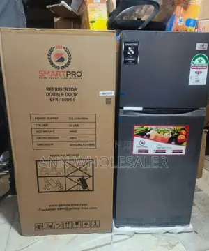 Smart Pro SFR-150-Dt-I Double Door Refrigerator, 121l - S/7