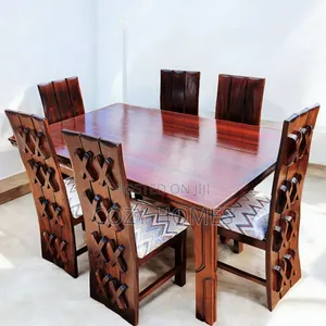 Dining Set, a Vibrant, Well Done Dining Set, 6 Seater
